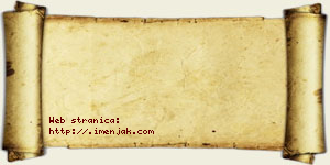 Isidor Vujić vizit kartica